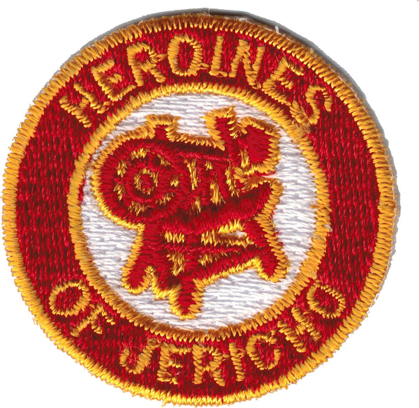 Heroines Of Jericho Symbol Round Iron-On Patch [Red]