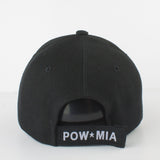 POW MIA Barbed Wire Mens Cap [Black/White]