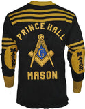 Buffalo Dallas Prince Hall Mason F&AM Cardigan Sweater [Black]