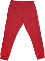 Big Boy Kappa Alpha Psi Divine 9 Mens Jogger Sweatpants [Crimson Red]