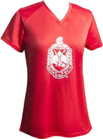 Delta Sigma Theta Performance Womens Tee [Red]