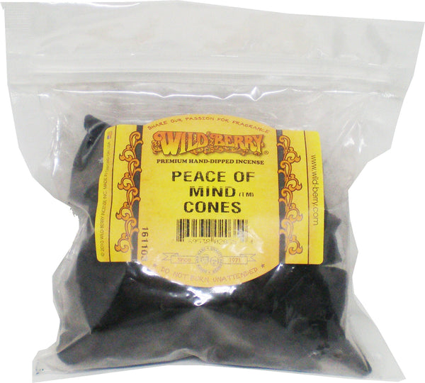 Wild Berry Peace Of Mind Incense Cones [Black]