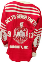 Buffalo Dallas Delta Sigma Theta Cardigan Sweater [Red]