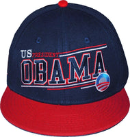 Big Boy Pres. Barack Obama U.S. President S143 Mens Snapback Cap [Navy Blue/Red]