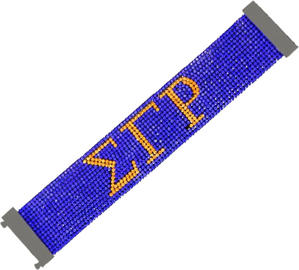 Sigma Gamma Rho Austrian Crystal Bracelet [Blue]