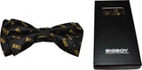 Big Boy Bowie State Bulldogs Mens Bowtie [Black]