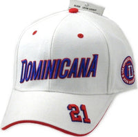 Big Boy Dominican Republic Dominicana Latin Legacy S142 Mens Baseball Cap [White]