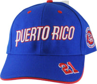 Big Boy Puerto Rico Latin Legacy S142 Mens Baseball Cap [Royal Blue]