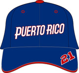 Big Boy Puerto Rico Latin Legacy S142 Mens Baseball Cap [Royal Blue]