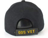 Desert Storm Veteran Ribbons With Medal Mens Cap [Olive Green]