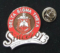 Delta Sigma Theta Sorority Inc. Since 1913 Lapel Pin [Gold]