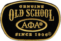 Alpha Phi Alpha Genuine Old School Satin Iron-On Patch [Black]