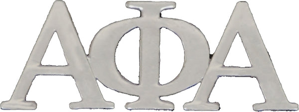 Alpha Phi Alpha Letters Lapel Pin [Silver]