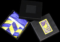 Sigma Gamma Rho Satin Scarf With Box [Yellow]