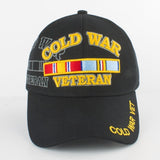 Cold War Veteran Ribbon Shadow Mens Cap [Baseball Cap - Black]