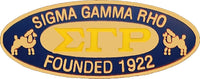 Sigma Gamma Rho Founded 1922 Oval Lapel Pin [Gold]