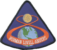 NASA Apollo 8 Iron-On Patch [Blue]