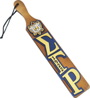 Sigma Gamma Rho Mirror Letter Wood Paddle [Brown]