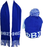 Buffalo Dallas Phi Beta Sigma Scarf Set [Blue]