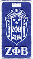 Zeta Phi Beta Crest Luggage Tag [Blue]
