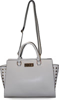 Big Boy Eastern Star Designer Style Divine S1 Ladies Tote Hand Bag [White]