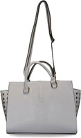 Big Boy Eastern Star Designer Style Divine S1 Ladies Tote Hand Bag [White]