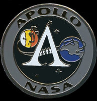 NASA Apollo A Logo Lapel Pin [Silver]