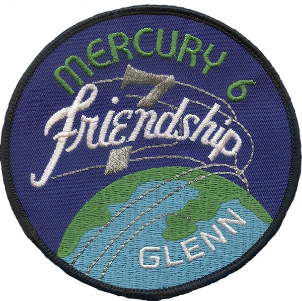 NASA Glenn Mercury 6 / Friendship 7 Iron-On Patch [Blue]