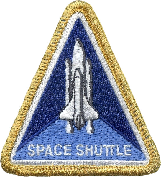 NASA Space Shuttle Delta Triangle Iron-On Patch [Multi-Colored]