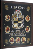 Alpha Phi Alpha Founders Acrylic Topped Wood Wall Plaque [Brown]