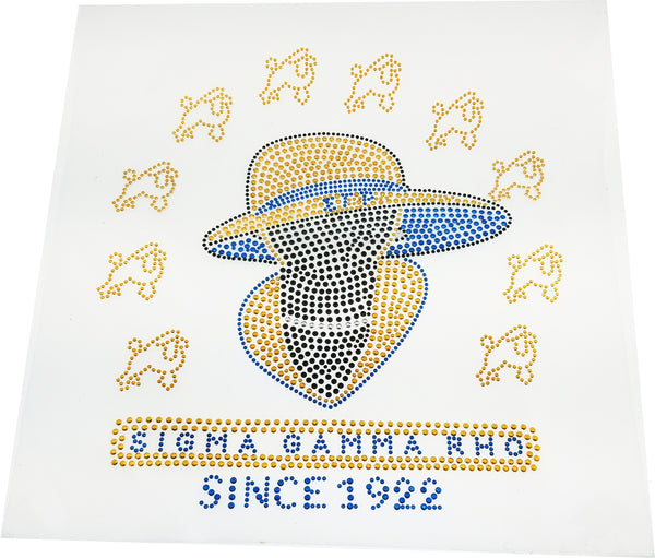 Sigma Gamma Rho Floating Poodles Heat Transfer [Gold]