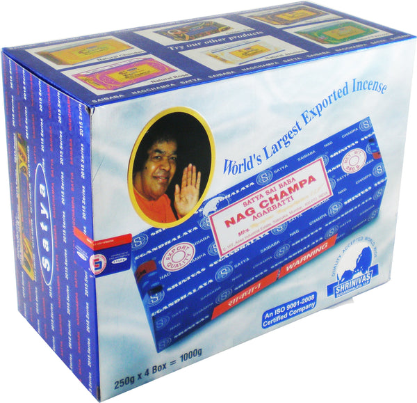 New Age Satya Sai Baba Classic Nag Champa Agarbatti Incense Sticks [Brown]