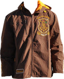 Big Boy Iota Phi Theta Divine 9 S3 Mens Hooded Windbreaker Jacket [Brown]