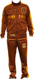 Big Boy Iota Phi Theta Divine 9 S3 Mens Jogging Suit Set [Brown]