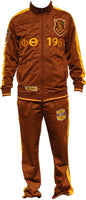 Big Boy Iota Phi Theta Divine 9 S3 Mens Jogging Suit Set [Brown]