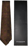 Big Boy Iota Phi Theta Divine 9 Mens Neck Tie [Brown]