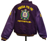 Buffalo Dallas Omega Psi Phi Varsity Jacket [Purple]