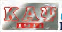 Kappa Alpha Psi 1911 Mirror Insert Car Tag License Plate [Silver]