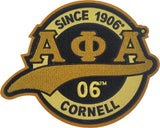 Alpha Phi Alpha Chenille Tail Sew-On Patch [Black]