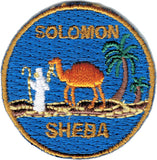 Queen of the South Solomon Sheba Round Iron-On Patch [Blue]