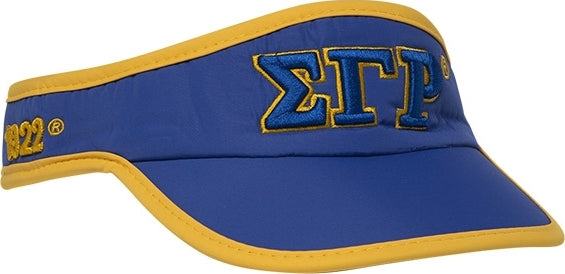 Sigma Gamma Rho Featherlight Womens Visor [Blue]