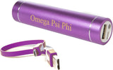 Omega Psi Phi LED Power Bank [Purple]