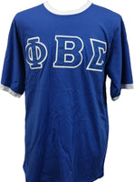 Buffalo Dallas Phi Beta Sigma Ringer T-Shirt [Short Sleeve - Blue]