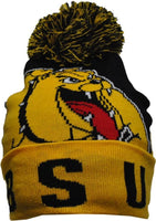 Big Boy Bowie State Bulldogs S248 Beanie With Ball [Black]