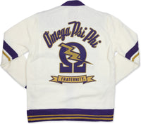 Big Boy Omega Psi Phi Divine 9 S5 Mens Heavy Sweater [White]