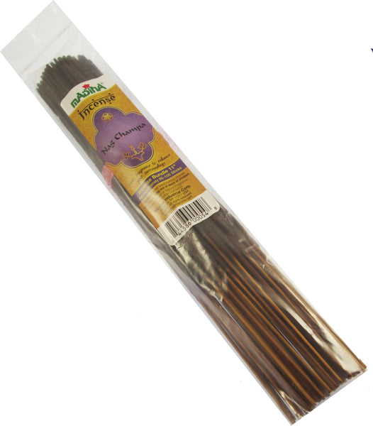 Madina Nag Champa Scented Fragrance Incense Stick Bundle [Brown]