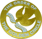 Order of the Golden Circle Cut Out Heavy Weight Car Emblem [Gold]