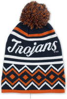 Big Boy Virginia State Trojans S249 Beanie With Ball [Navy Blue]