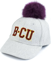 Big Boy Bethune-Cookman Wildcats S148 Ladies Pom Pom Cap [Grey]