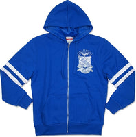 Big Boy Phi Beta Sigma Divine 9 Mens Zip-Up Hoodie Jacket [Royal Blue]